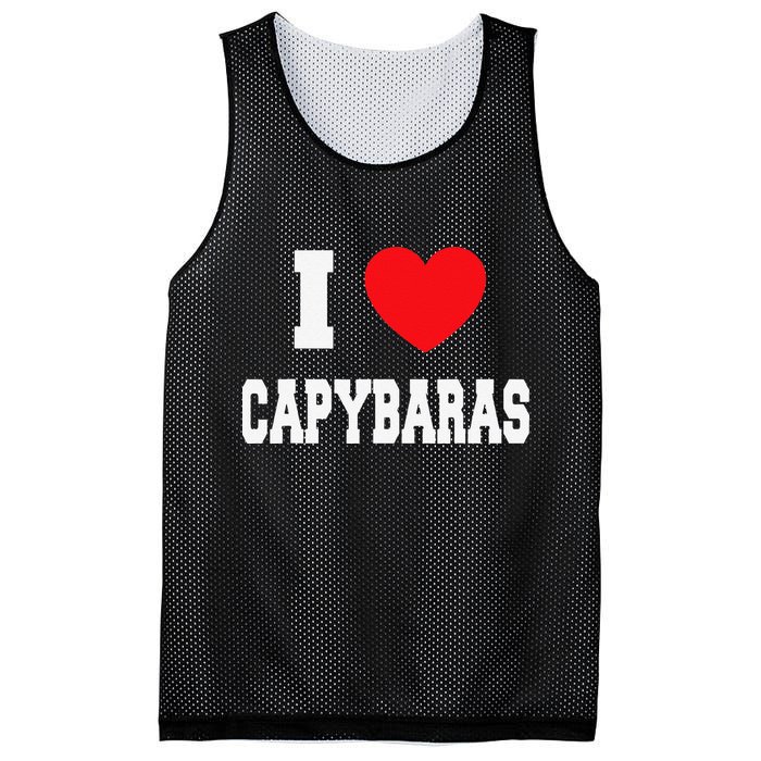 Home Where My Capybaras Gifts for Capybaras Lovers  Mesh Reversible Basketball Jersey Tank
