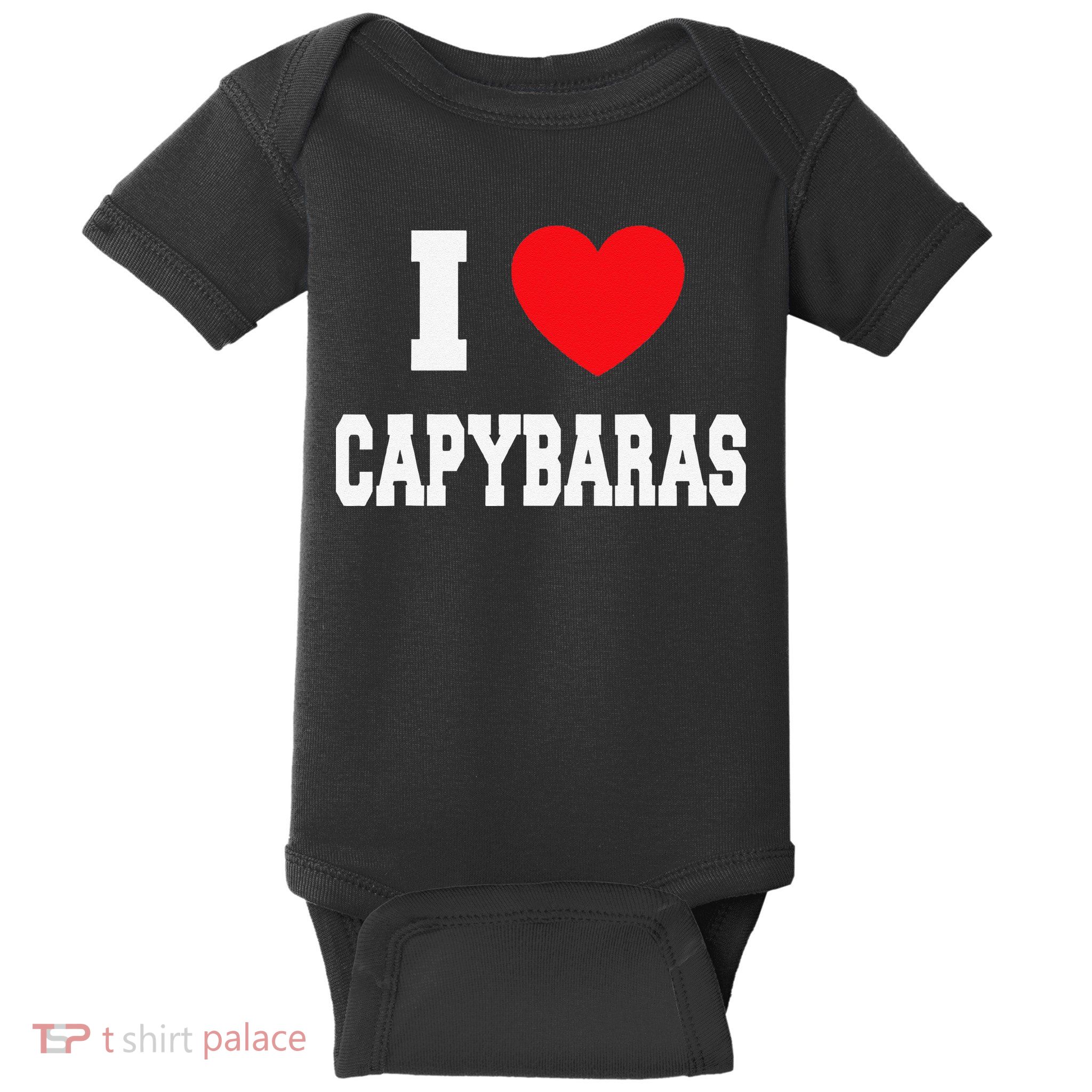 Home Where My Capybaras Gifts for Capybaras Lovers  Baby Bodysuit