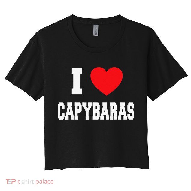 Home Where My Capybaras Gifts for Capybaras Lovers  Crop Top