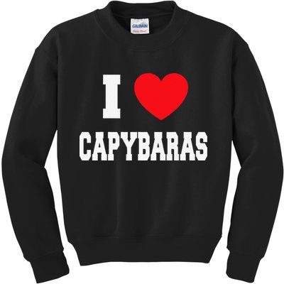 Home Where My Capybaras Gifts for Capybaras Lovers  Kids Sweatshirt