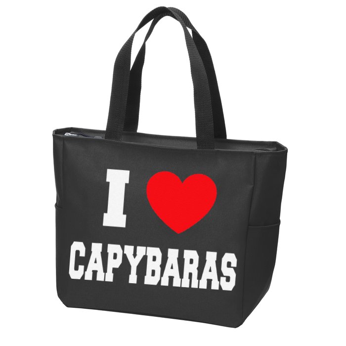Home Where My Capybaras Gifts for Capybaras Lovers  Zip Tote Bag
