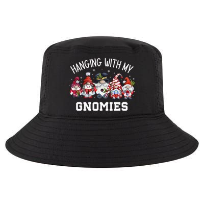 Hanging With My Gnomies Funny Garden Gnomes Christmas Gift Cool Comfort Performance Bucket Hat