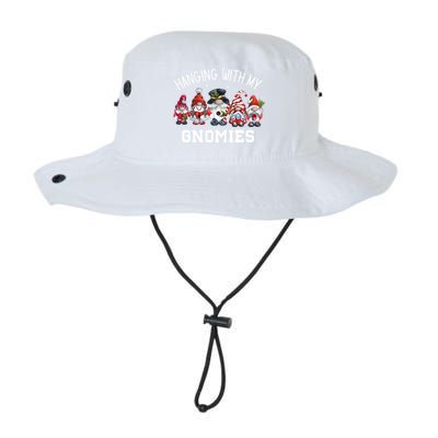 Hanging With My Gnomies Funny Garden Gnomes Christmas Gift Legacy Cool Fit Booney Bucket Hat