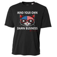 Harris Walz Mind Your Own Damn Business Cooling Performance Crew T-Shirt