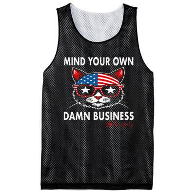 Harris Walz Mind Your Own Damn Business Mesh Reversible Basketball Jersey Tank