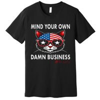 Harris Walz Mind Your Own Damn Business Premium T-Shirt