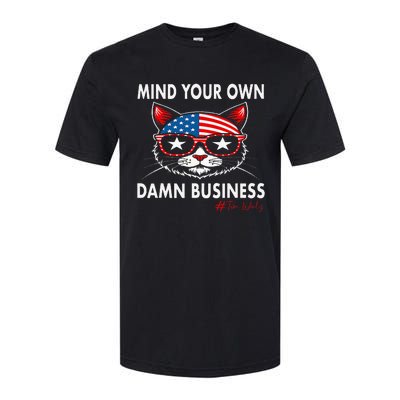 Harris Walz Mind Your Own Damn Business Softstyle CVC T-Shirt