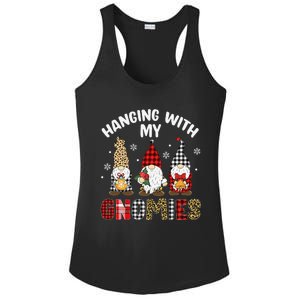 Hanging With My Gnomies Gnomes Christmas Family Pajamas Ladies PosiCharge Competitor Racerback Tank