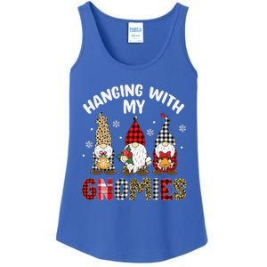 Hanging With My Gnomies Gnomes Christmas Family Pajamas Ladies Essential Tank