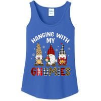 Hanging With My Gnomies Gnomes Christmas Family Pajamas Ladies Essential Tank