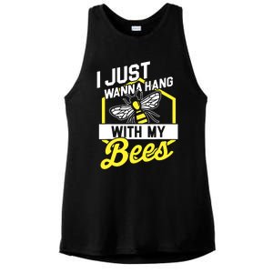 Hang With My Bees Beekeeper & Beekeeping Gift Ladies PosiCharge Tri-Blend Wicking Tank