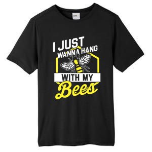 Hang With My Bees Beekeeper & Beekeeping Gift Tall Fusion ChromaSoft Performance T-Shirt