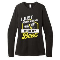 Hang With My Bees Beekeeper & Beekeeping Gift Womens CVC Long Sleeve Shirt