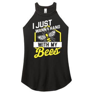 Hang With My Bees Beekeeper & Beekeeping Gift Women's Perfect Tri Rocker Tank