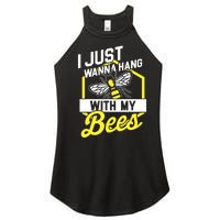 Hang With My Bees Beekeeper & Beekeeping Gift Women's Perfect Tri Rocker Tank