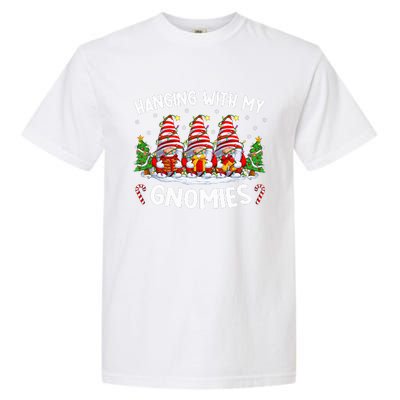 Hanging With My Gnomies Matching Family Christmas Pjs Gnome  Garment-Dyed Heavyweight T-Shirt