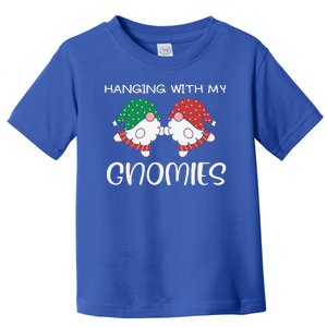 Hanging With My Gnomies Gnomes Christmas Family Pajamas Toddler T-Shirt