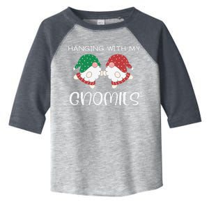 Hanging With My Gnomies Gnomes Christmas Family Pajamas Toddler Fine Jersey T-Shirt