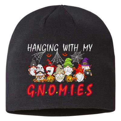 Hanging With My Gnomies Christmas Costume Halloween Gnomes Sustainable Beanie