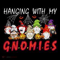 Hanging With My Gnomies Christmas Costume Halloween Gnomes Premium T-Shirt