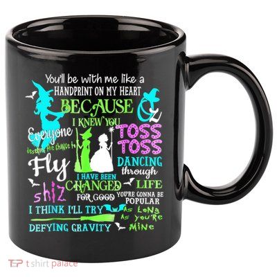 Halloween Wicked Musical 11oz C Handle Ceramic Mug