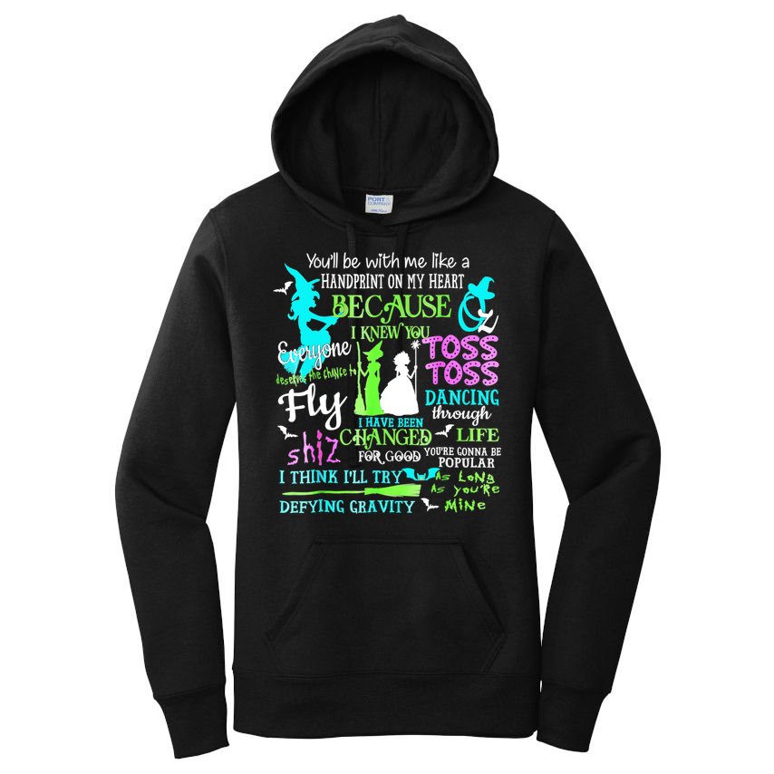 Halloween Wicked Musical Women's Pullover Hoodie