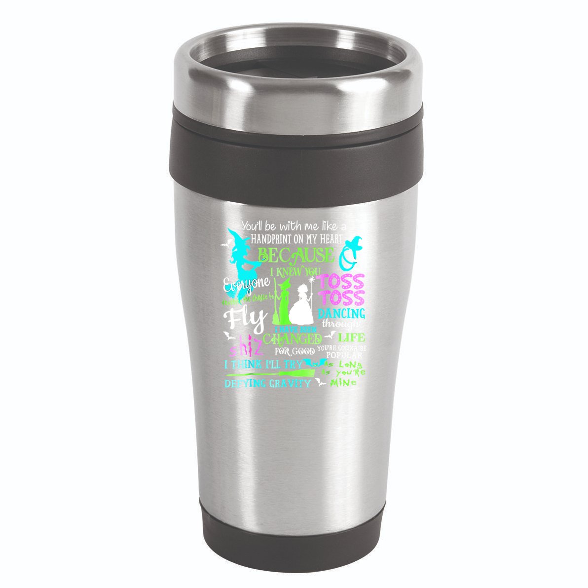 Halloween Wicked Musical 16oz Travel Tumbler