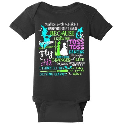 Halloween Wicked Musical Baby Bodysuit