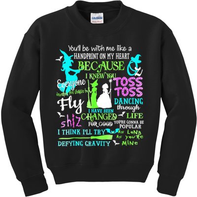 Halloween Wicked Musical Kids Sweatshirt