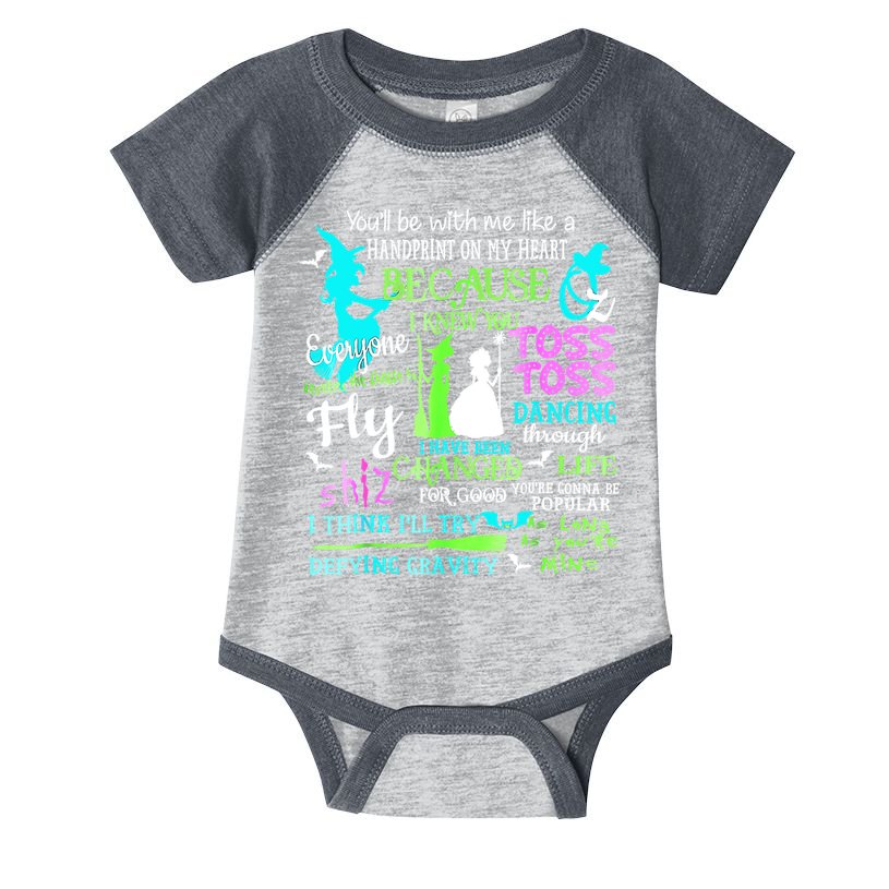 Halloween Wicked Musical Infant Baby Jersey Bodysuit