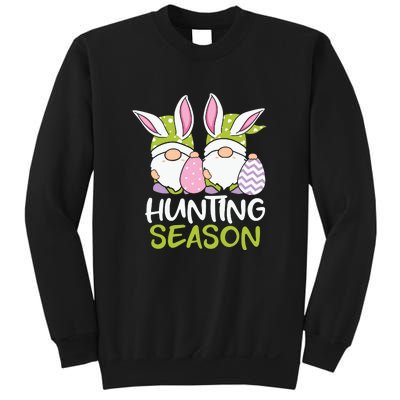 Hunting Season Easter gnome Couple Easter Day Sweatshirt