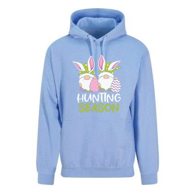 Hunting Season Easter gnome Couple Easter Day Unisex Surf Hoodie