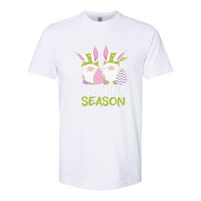 Hunting Season Easter gnome Couple Easter Day Softstyle® CVC T-Shirt