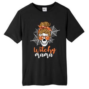 Halloween Witchy Mama Skull Witch Ladies Halloween Gift Tall Fusion ChromaSoft Performance T-Shirt