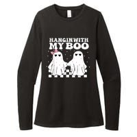 Hangin With My Boo Couples Halloween Adult Costume His Her Womens CVC Long Sleeve Shirt