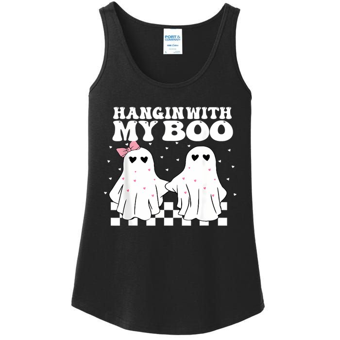 Hangin With My Boo Couples Halloween Adult Costume His Her Ladies Essential Tank