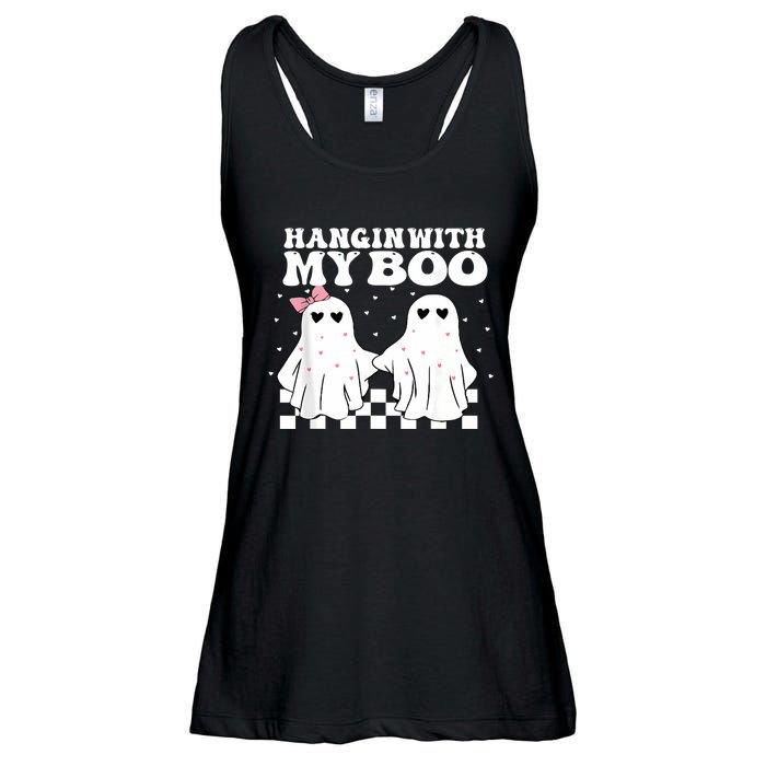 Hangin With My Boo Couples Halloween Adult Costume His Her Ladies Essential Flowy Tank