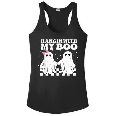 Hangin With My Boo Couples Halloween Adult Costume His Her Ladies PosiCharge Competitor Racerback Tank