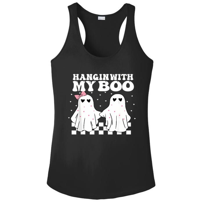 Hangin With My Boo Couples Halloween Adult Costume His Her Ladies PosiCharge Competitor Racerback Tank