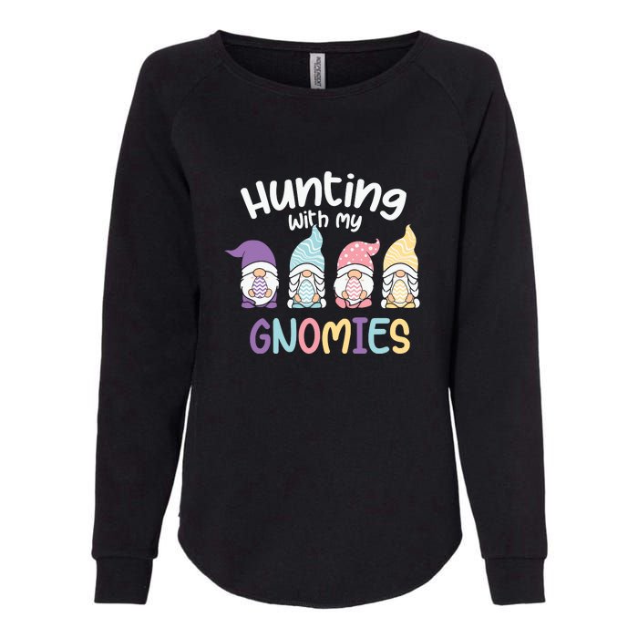 Hunting With My Gnomies Easter Easter Day Womens California Wash Sweatshirt