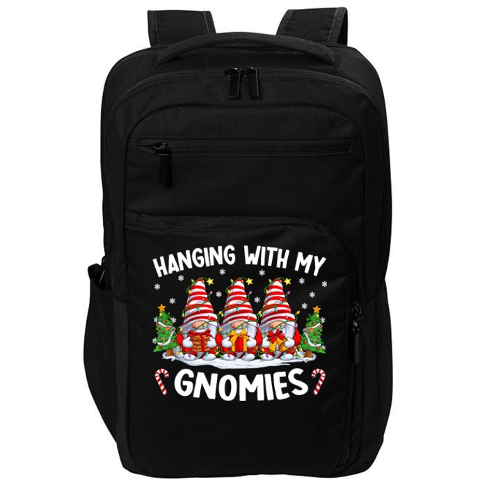 Hanging With My Gnomies Matching Family Christmas Pjs Gnome Impact Tech Backpack