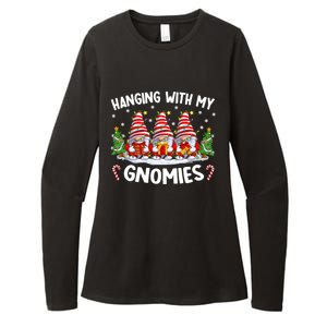 Hanging With My Gnomies Matching Family Christmas Pjs Gnome Womens CVC Long Sleeve Shirt