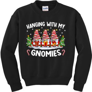 Hanging With My Gnomies Matching Family Christmas Pjs Gnome Kids Sweatshirt