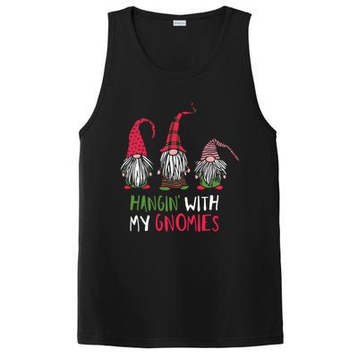 Hangin With My Gnomies Funny Christmas Matching Top Gift PosiCharge Competitor Tank