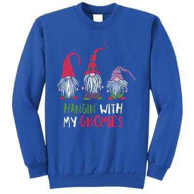 Hangin With My Gnomies Funny Christmas Matching Top Gift Sweatshirt