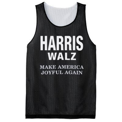 Harris Walz Make America Joyful Again 2024 Mesh Reversible Basketball Jersey Tank