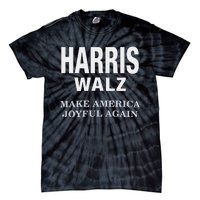 Harris Walz Make America Joyful Again 2024 Tie-Dye T-Shirt