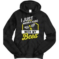 Hang With My Bees Beekeeper & Beekeeping Gift Tie Dye Hoodie