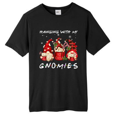 Hanging With My Gnomies Hot Cocoa Gnomes Chocolate Christmas Tall Fusion ChromaSoft Performance T-Shirt