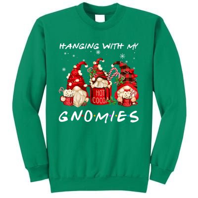 Hanging With My Gnomies Hot Cocoa Gnomes Chocolate Christmas Sweatshirt